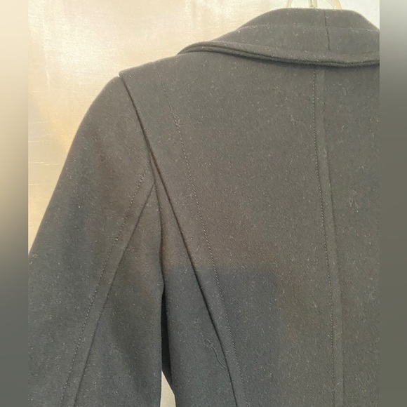 Babaton Wool  Blend Black Quincy Modern TrenchCoat Ladies XSM - Picture 10 of 16